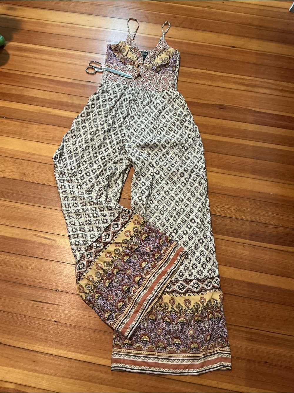 NWOT ANGIE Boho Wide Leg Jumpsuit